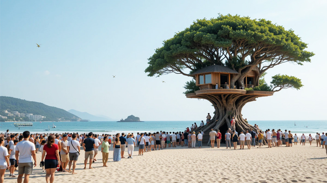 a treehouse
