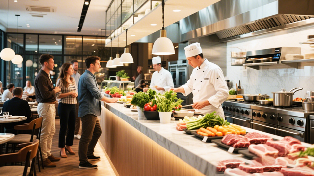 Chef in the kitchen